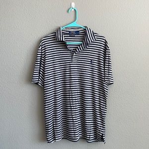 Ralph Lauren Polo, Large, Striped gray and blue